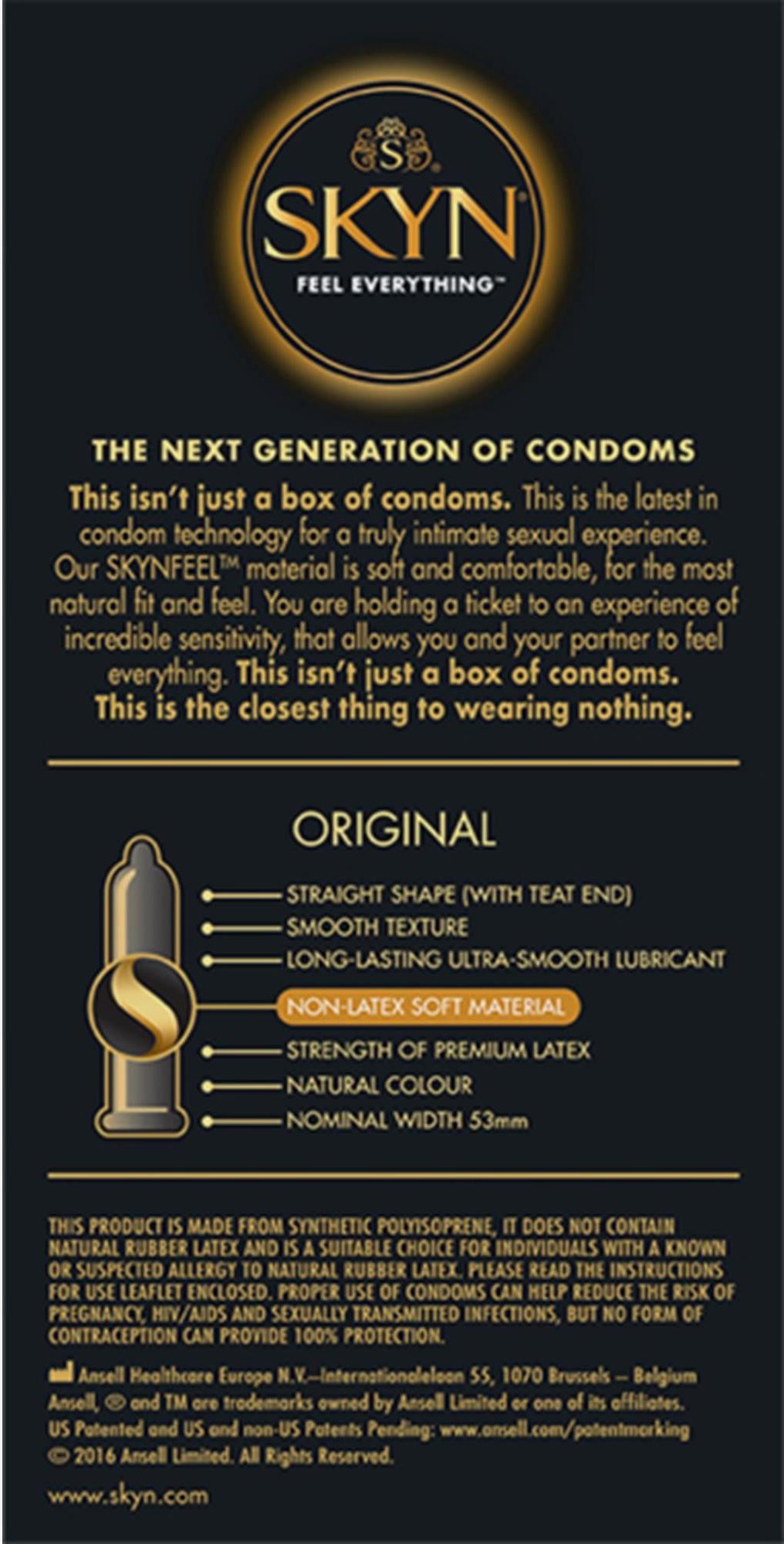 Skyn Condoms Original 10-pack