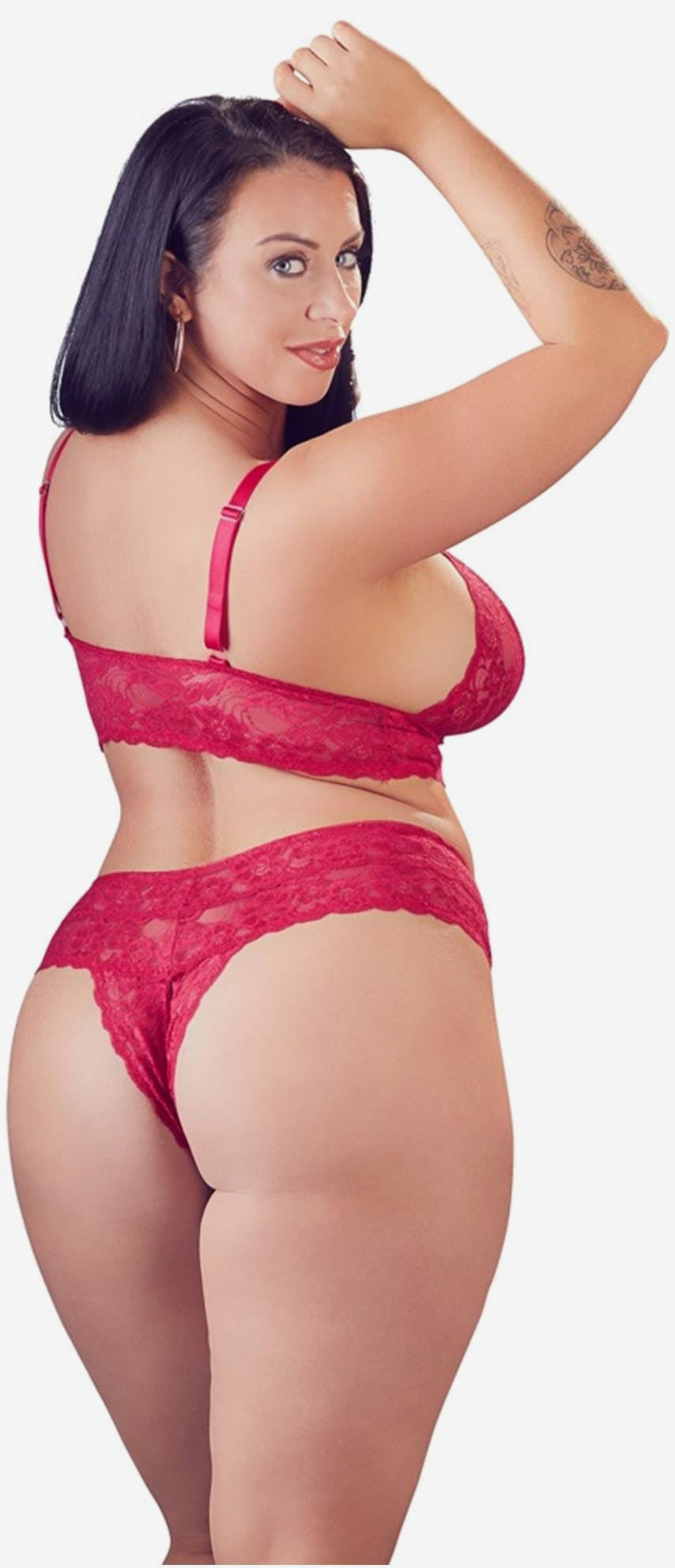 Diva Lace Set Red