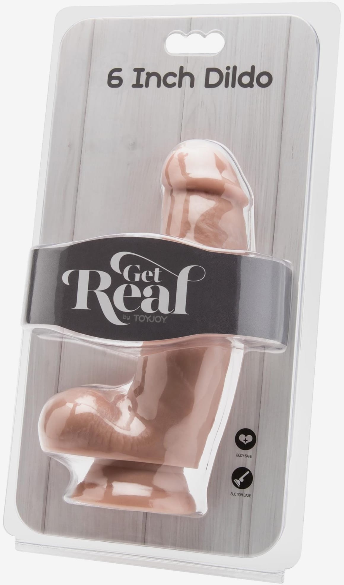 Cock 6 Inch w. Balls Flesh