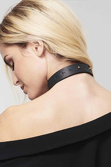 Bijoux Indiscrets Maze Tassel Choker Black