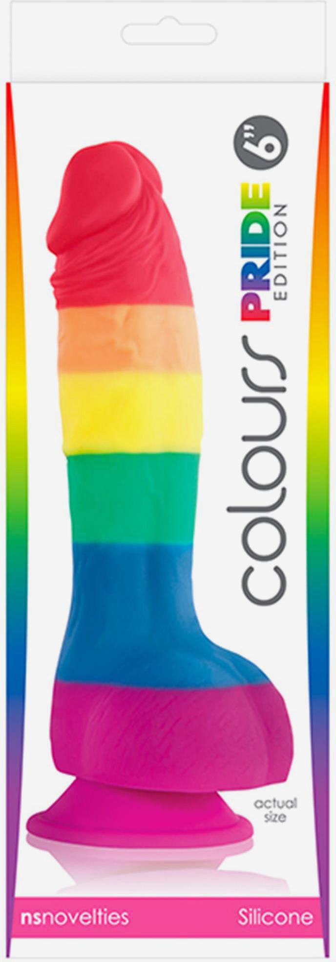 Colours Pride Edition Dildo Multi 6in