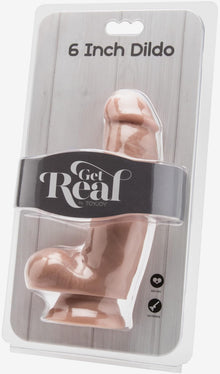 Cock 6 Inch w. Balls Flesh