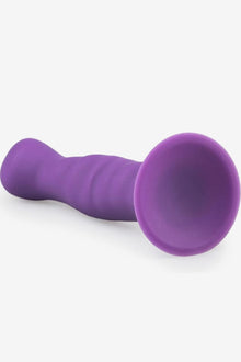 Silicone Suction Cup Dildo Purple