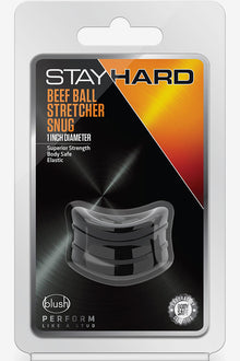 Stay Hard Beef Ball Stretcher Snug Black
