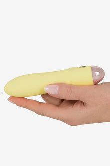 Cuties Mini Vibrator Yellow Sleek