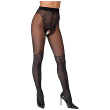 Cottelli Crotchless Tights Lace