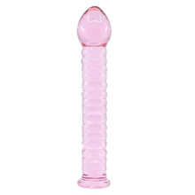 Glassy - Rose Ripple Dildo