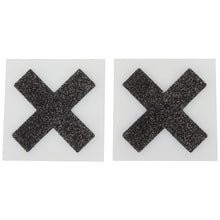 Cottelli Collection - Nipple Sticker Cross - Black - OS