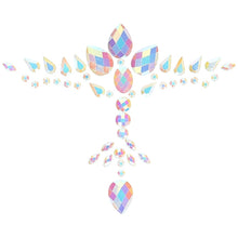Ouch! - Glow In The Dark Body Jewelry Chest Stickers - Diamond - OS