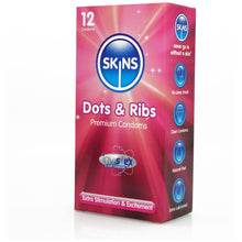 Skins Condoms - Dots And Ribs - 8-Pack