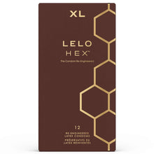 Lelo Hex - Respect XL Condoms - 12-Pack