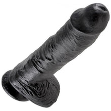 King Cock Cock With Balls Black 10in