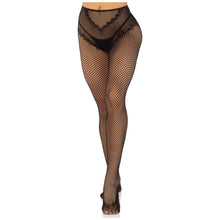 Leg Avenue - Crotchless Backseam Tights - Black - OS