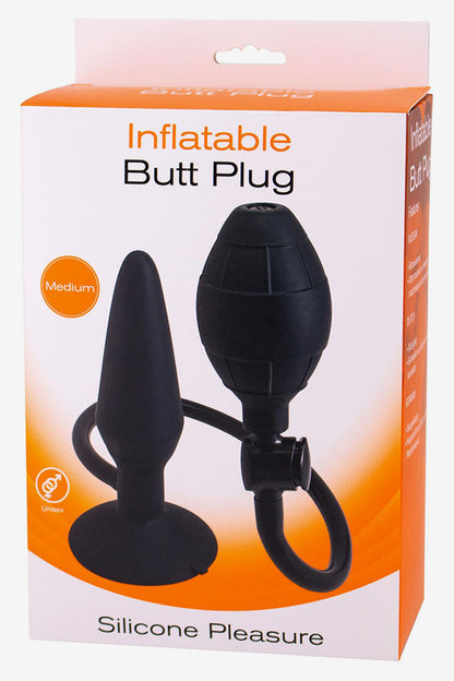 Inflatable Butt Plug Black