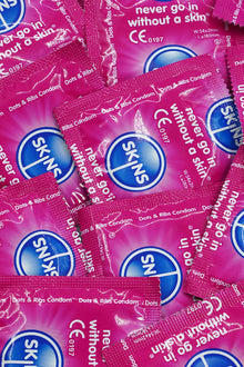 Skins Condoms - Dots And Ribs - 8-Pack