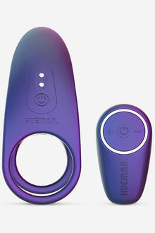 Hueman Vibrating Cock Ring Purple