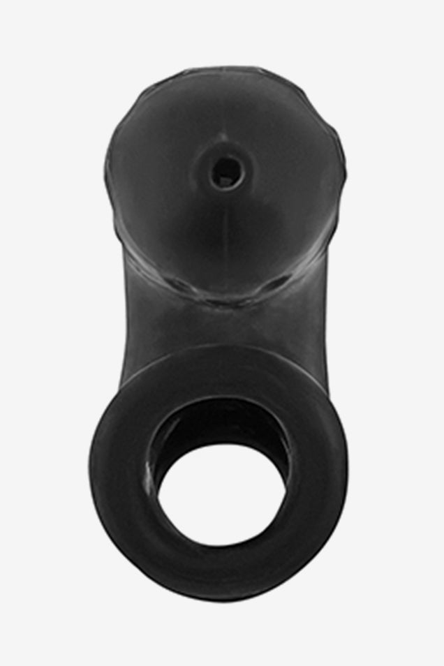 Oxballs Airlock Air Lite Vented Chastity Black Ice