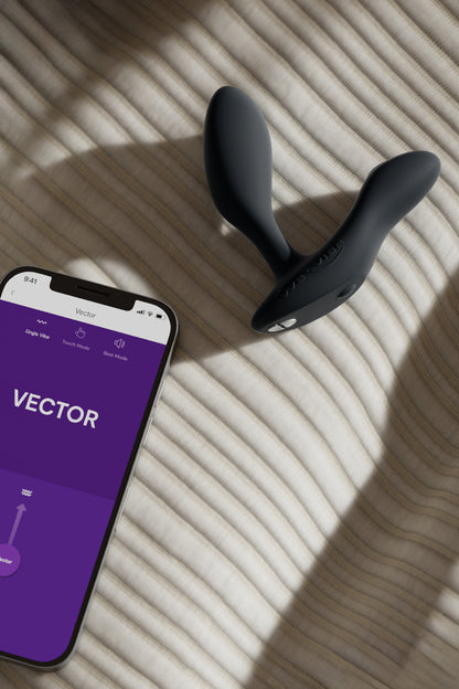 We-Vibe Vector+ Charcoal Black