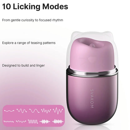 Svakom - Klitty Clitoral Stimulator - Dusty Lavender