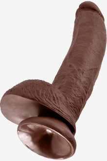 King Cock 9inch Cock w. Balls Tan