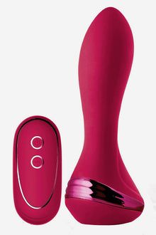 Sparkling Inflatable Remote Vibrator Isabella Red